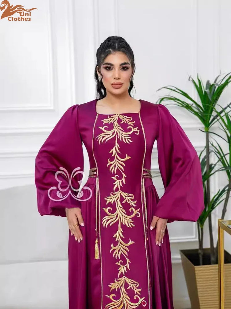 Abayas For Women Dubai Luxury 2024 African Muslim Fashion embroidery drawstring women's abaya abaya women muslim dress Z006