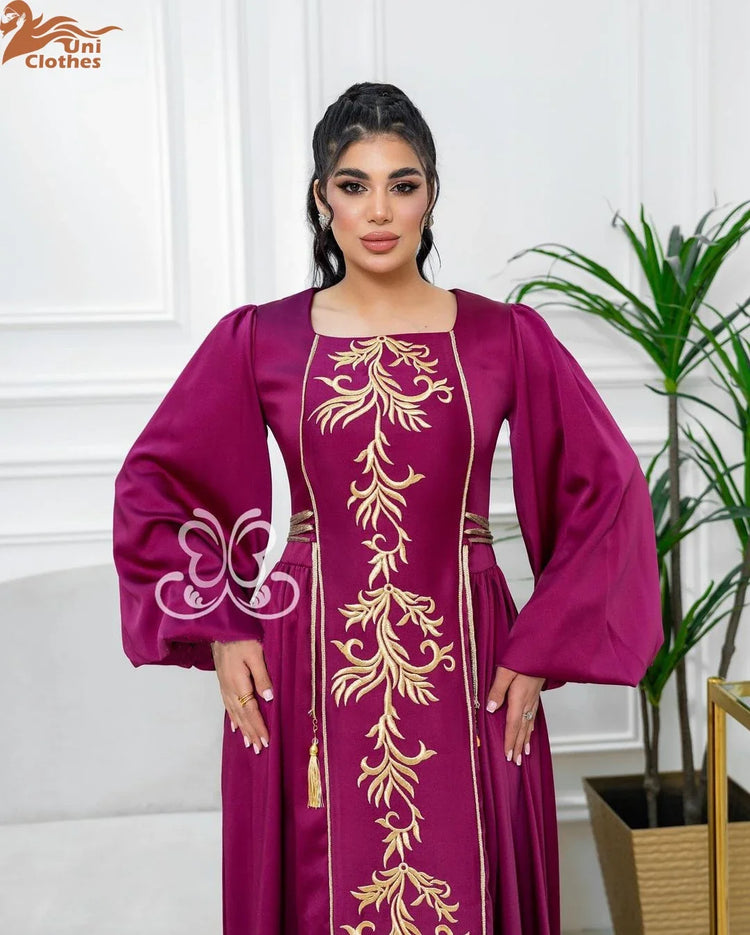 Abayas For Women Dubai Luxury 2024 African Muslim Fashion embroidery drawstring women's abaya abaya women muslim dress Z006