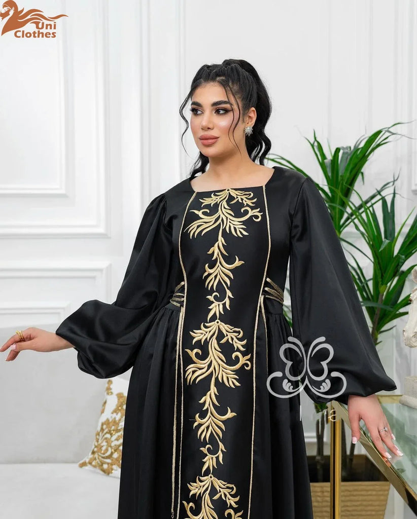 Abayas For Women Dubai Luxury 2024 African Muslim Fashion embroidery drawstring women's abaya abaya women muslim dress Z006