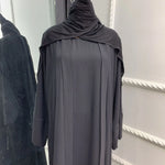 Ramadan Eid Djellaba Suits Abaya Dubai Two pieces Thick Muslim Sets Dress Abaya Dubai Turkey Muslim Islam Abayas With Belt WY604