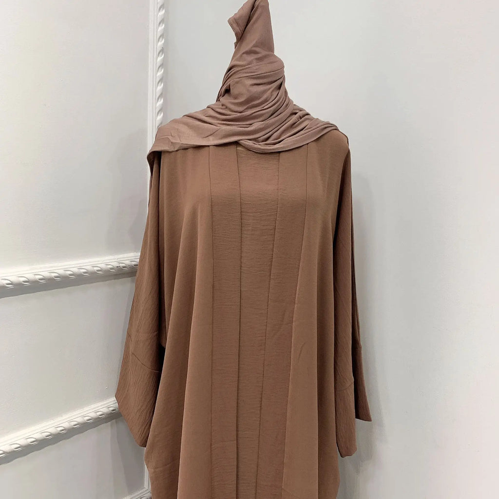 Ramadan Eid Djellaba Suits Abaya Dubai Two pieces Thick Muslim Sets Dress Abaya Dubai Turkey Muslim Islam Abayas With Belt WY604